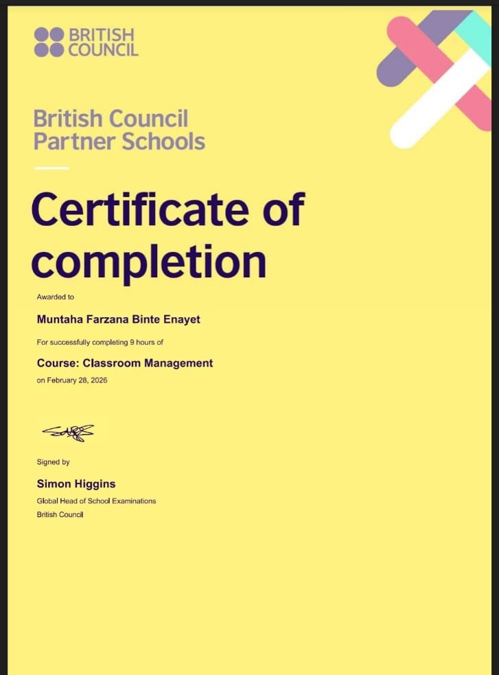 Classroom Management Certificate