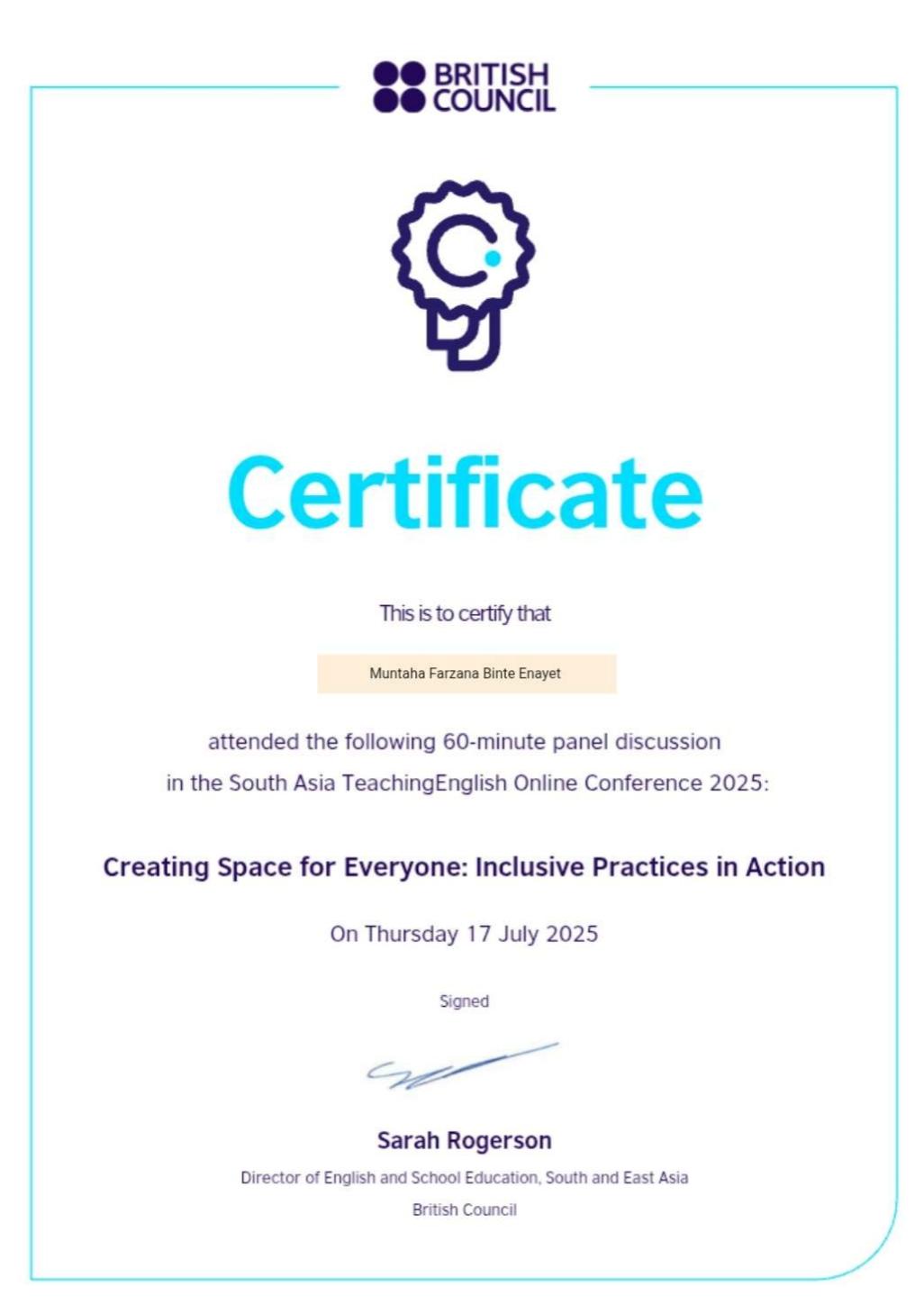 Inclusive Practices Certificate